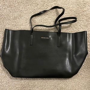 Michael Kors Black Leather Shoulder Bag